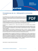 Bibliographie Competences de Vie