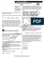 Lista de Combinação e Arranjo Do Enem