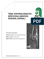 Espondilodiscitis Infecciones