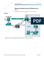 8.7.1.3 Lab - (Optional) Configuring A Remote Access VPN Server and Client - Instructor