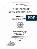 Seed Technology: Principles of