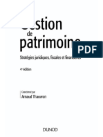 Thauvron, Arnaud - Gestion de Patrimoine - Stratégies Juridiques, Fiscales Et Financières-Dunod (2013)