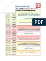 Indian Academy For Mrcs A: Course Plan by IAM