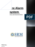 Fire Alarm System: Using A Light Dependent Resistor