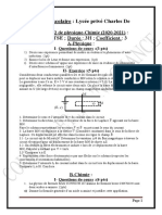 T Science Devoir Exp