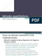 Métodos Quantitativos 1 - Inicio