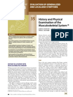 History and Physical Examination of The Musculoskeletal System