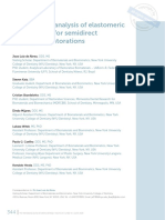 Comparative Analysis of Elastomeric Die Materials For Semidirect Composite Restorations