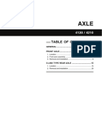 Ssangyong Actyon D20DT Manual de Reparacion de Los Diferenciales