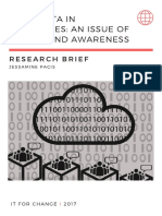 Open Data in Philippines: An Issue of Access and Awareness: Research Brief