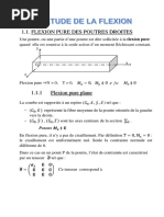 CH01. Etude de La Flexion