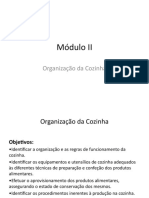 Modulo Ii-Organizaao Da Cozinha