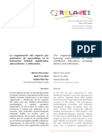 Article 2. La Organización Del Espacio Por Ambientes de Aprendizaje