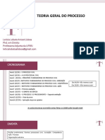 Disciplina - Teoria Geral Do Processo