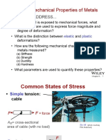 Chapter 6: Mechanical Properties of Metals: Issues To Address..