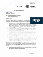 The Best Laid Plans: DHS Response To CREW Lawsuit: FEMA and Hurricane Katrina: 5/2/2006 DHS Partial Response