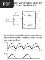 Rectificador Monofasico de Onda Completa Con Carga R L