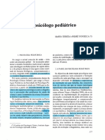 O Papel Do Psicólogo Pediátrico