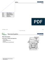 Scania P, G, S and R Series Workshop Manual - Removing The Gearbox