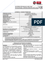 Ex Ec IIA T6 GC: Technical Characteristics