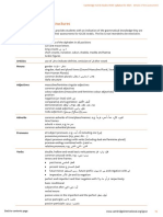 List of Grammar and Structures: Arabic Script