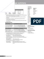 Four Corners Level 4 Unit 9 Language Summary