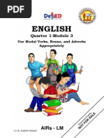 English: Quarter 1-Module 3