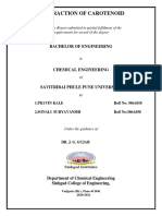 Extraction of Carotenoid Report