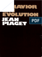 Jean Piaget - Behavior and Evolution (1978, Random House)