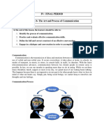 M8 Process of Communication