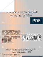 Capitalismo e A Produção Do Espaço Geográfico