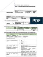 Informe Diciembre - Nivel Secundaria