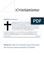 Portal - Cristianismo - Wikipédia, A Enciclopédia Livre