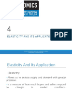 Elasticity and Its Applications: For Use With Mankiw and Taylor, Economics 4 Edition 9781473725331 © CENGAGE EMEA 2017