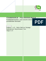 Ejercicios Binomiales y Aproximación de La Normal A La Binomial