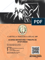 Cartilla 149 - Acuerdo Reparatorio y Principio de Oportunidad