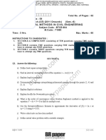 Numerical Methods in Civil Engineering: Instructions To Candidates