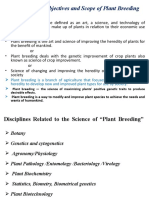 Definition, Aim, Objectives and Scope of Plant Breeding