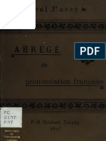 Abrégé de Prononciation Française, Phonétique Et Orthoépie, Avec Un Glossaire Des Mots Contenus Dans Le Français Parlé