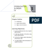 3 Implicit Differentiation and Higher Order Derivatives