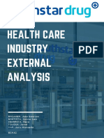 Health Care Industry External Analysis