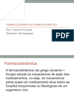 Farmacodinâmica e Farmacocinética