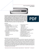 Vocia AM-600 - C - Datasheet Tarjeta Ampli