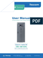 DS 300 H 100 160kVA Manual Industrial Three Phase UPS Tescom