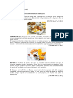 Tipos de Desayunos