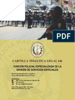 Cartilla 141 - Función Policial Especializada de La División de Servicios Especiales