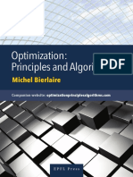 Op Tim Ization Principles Algorithms 2018