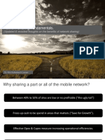 Network Sharing Fundamentals.: (Updated & Revisited Thoughts On The Benefits of Network Sharing)