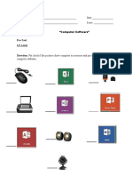 Worksheets LS6 Computer Software