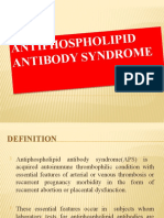 Antiphospholipid Antibody Syndrome